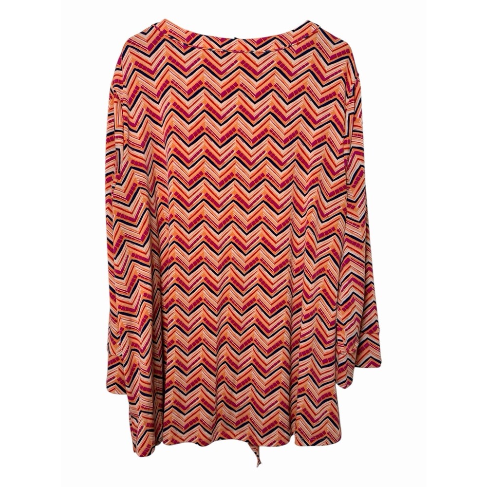 Investments II Women's 3x‎ top Geometric print - Picture 2 of 4